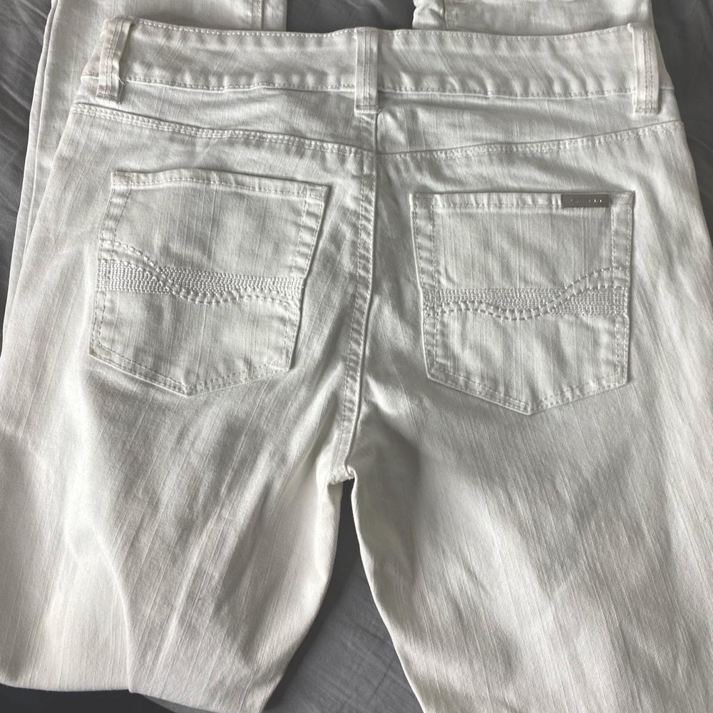 White House Black Market Slim Ankle White Jeans‼️ - Picture 10 of 15